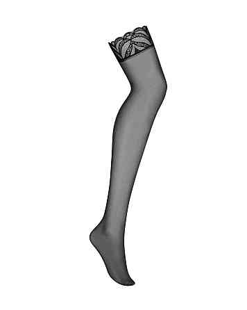 Чулки Obsessive Lecille stockings 2XL/3XL Sex Aura Киев