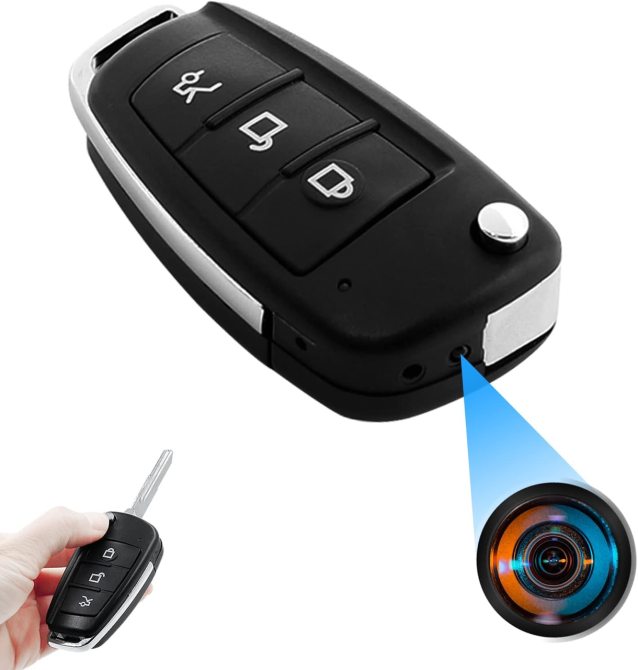 Мінікамера UYIKOO CK820 у формі брелока 1080P Full HD, нічне бачення, датчик руху, запис microSD до 128 ГБ Київ - фото 2