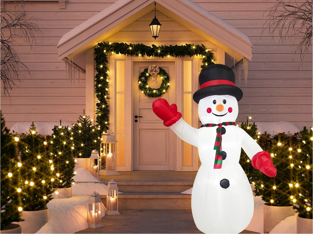 Фігура новорічна світлова Gotel Сніговик на 10 вогнів Київ - фото 6