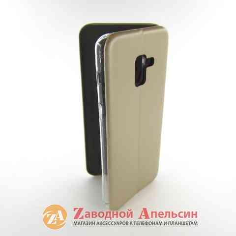 Чохол книжка Samsung A8 Plus A730 Aspor Case gold Одеса