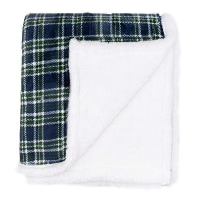 Плед Ardesto Sherpa 160х200см, 100% поліестер, клітинка, зелений (ART0202SH) Вінниця - фото 3