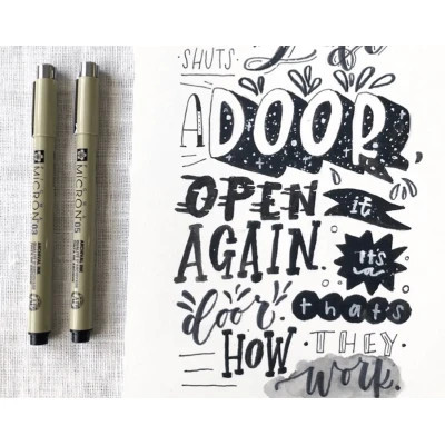 Лайнер Sakura Pigma Micron (0.2) 0,3 мм Чорний (084511318373) Вінниця - фото 6