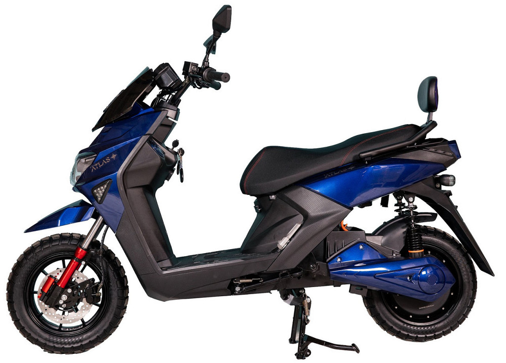 Електроскутер ATLAS Fox 2000W Cyan Blue Київ - фото 3