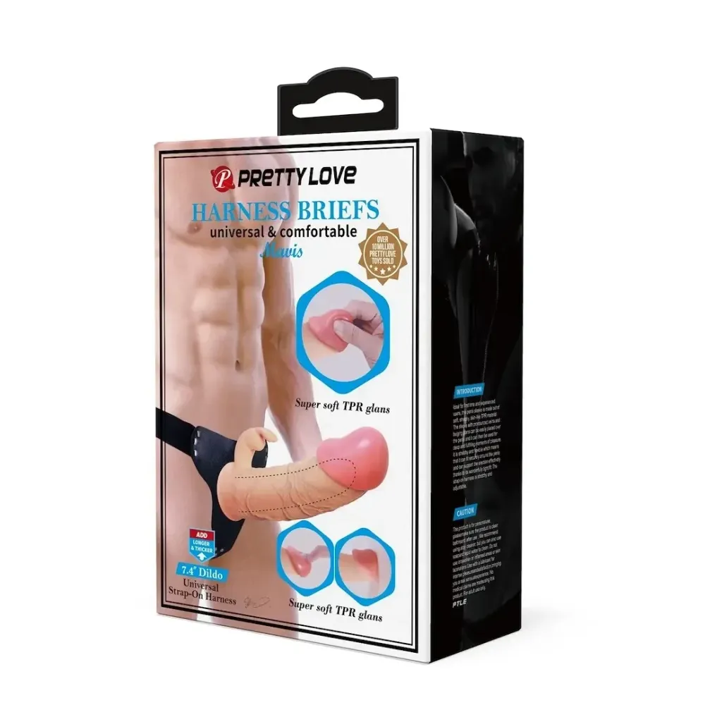 Страпон унисекс Pretty Love - Mavis Harness Briefs, BW-022099N Sex Aura Киев - изображение 10