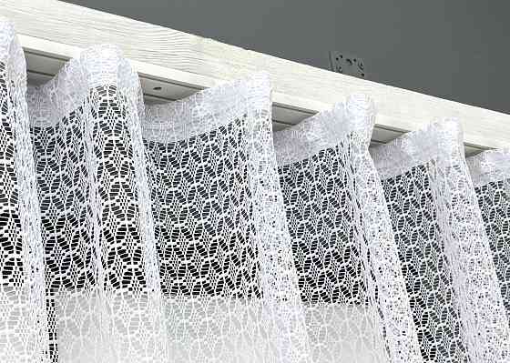 Кухонная арка VR-Textil № 000к жаккард белый 300х190 см (51-258) Киев