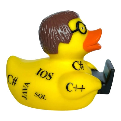 Игрушка для ванной Funny Ducks Утка Программист (1333) Винница - изображение 5