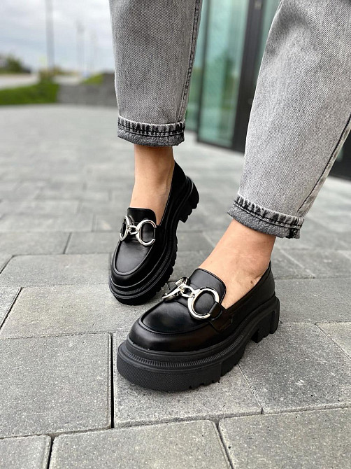 ALEX BELL Туфлі жіночі ALEX BELL 793K-1-21AP чорні (весна-осінь, шкіра натуральна) (4847) Коломия - фото 9