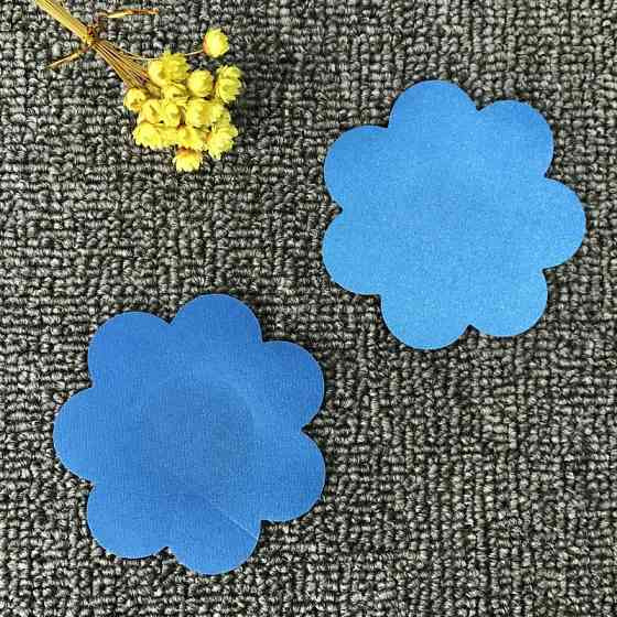 Стікіні на груди Ромашки 75 мм блакитний Київ