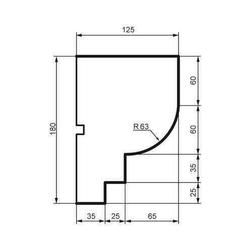 Молдинг фасадный Prestige Decor MC 169 Днепр