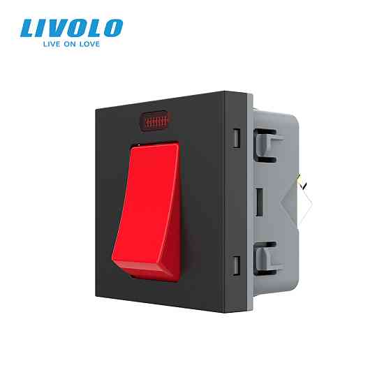 LIVOLO Майстер-вимикач LIVOLO, чорний, 20А 230В, модуль без рамки (VL-FCMKV20A-2BP) Коломия