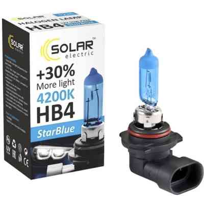 Автолампа SOLAR HB4 12V 55W P22d StarBlue 4200K (1226) Винница