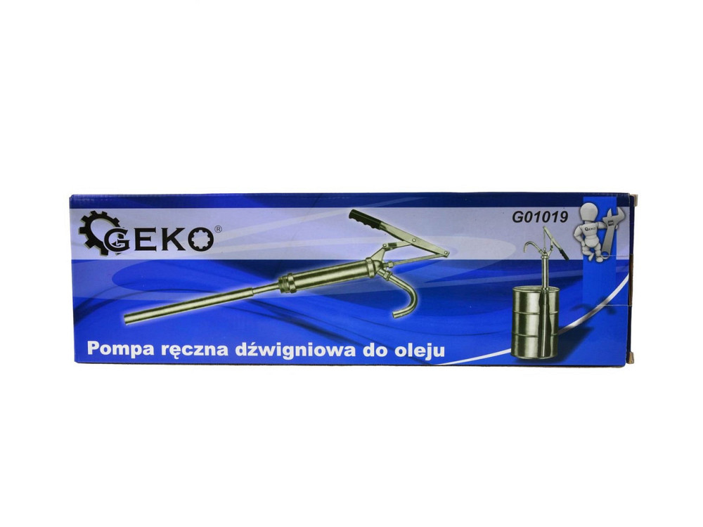 Помпа ручна для оливи бочкова "GeKo" важільна (з ручкою), 20л/хв. Стрий - фото 6
