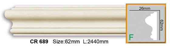 Молдинг полиуретановый гладкий Gaudi Decor CR 689 Flexi Днепр