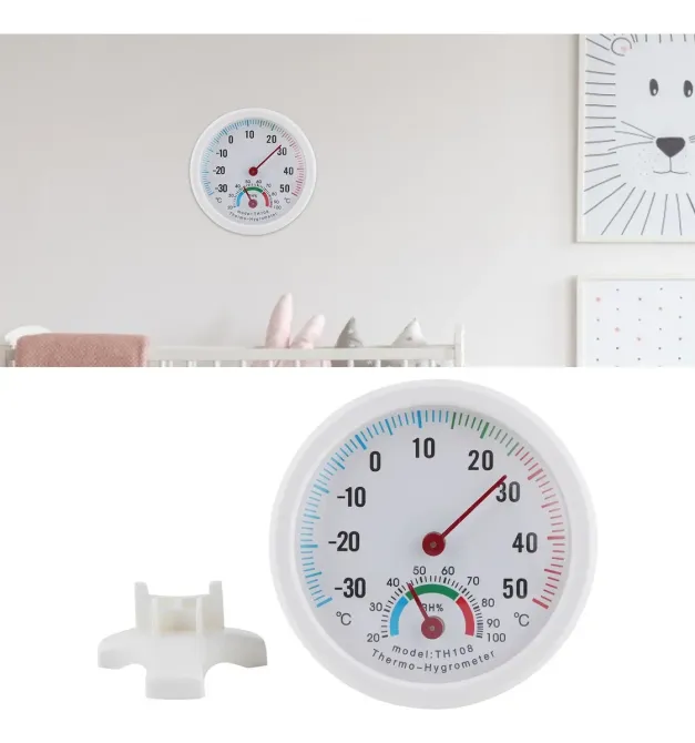 Термометр-гігрометр TH108 настінний, -30 ~ +50 °C Київ - фото 5