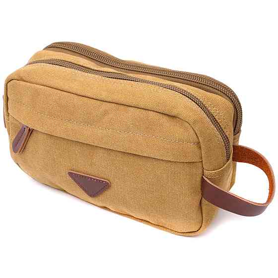 Барсетка для чоловіків на два відділення з якісного текстилю (Vintage) Київ