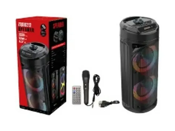 Колонка музична портативна Bluetooth ZQS6212 20Вт з USB, TF, AUX, FM, LED підсвіткою та мікрофоном Одеса
