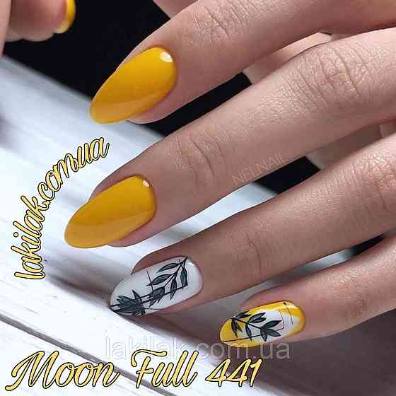 Гель-лак Moon Full Breeze color №441 жовто-гарячий 8 мл Херсон