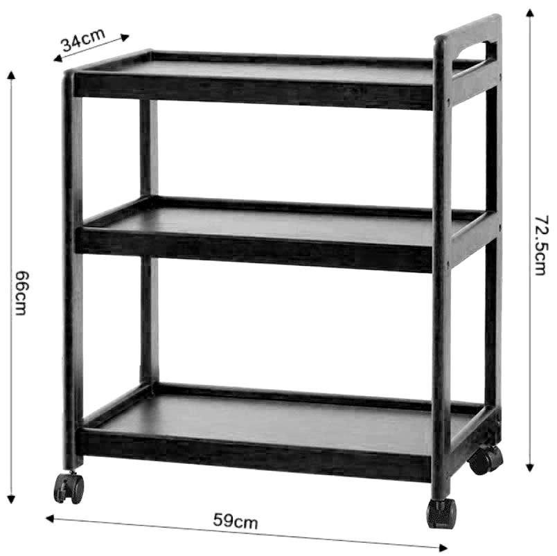 Этажерка для ванной на колёсиках 