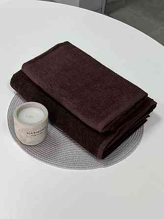 Рушник махровий Ideal Textile 50х90 см щільний з коротким ворсом 450 г/м2 Шоколад Чернівці