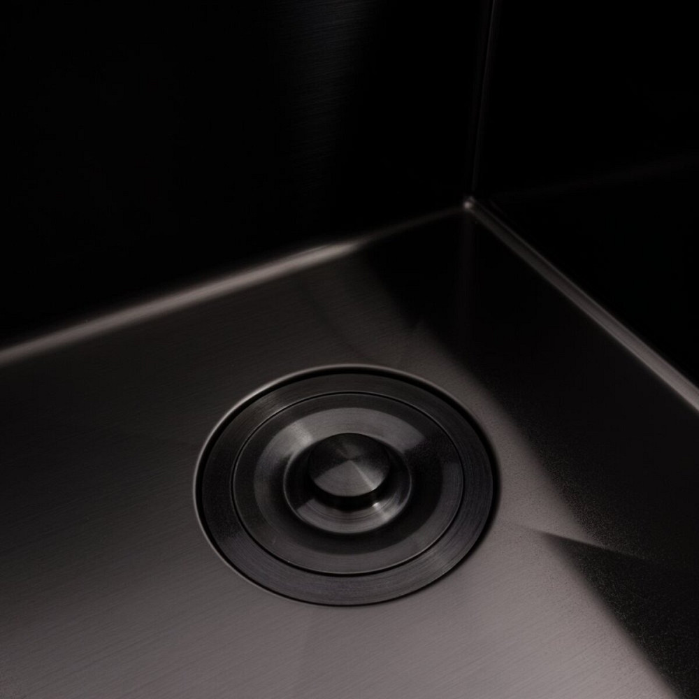 VALESO Кухонна мийка 78*43 PVD чорна на дві чаші VALESO Handmade (3.0/0.8) Коломыя - изображение 11