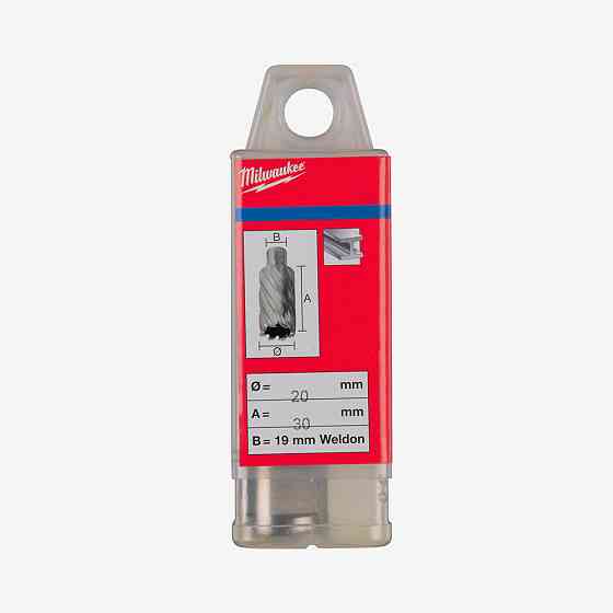 Кільцева фреза по металу MILWAUKEE HSS (WELDON), Ø20x30мм Одеса