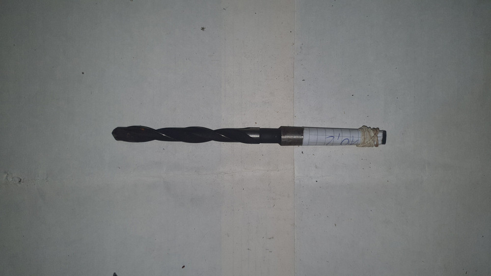 Сверло с коническим хвостовиком 10.2 мм. HSS. СССР. Харьков - изображение 1