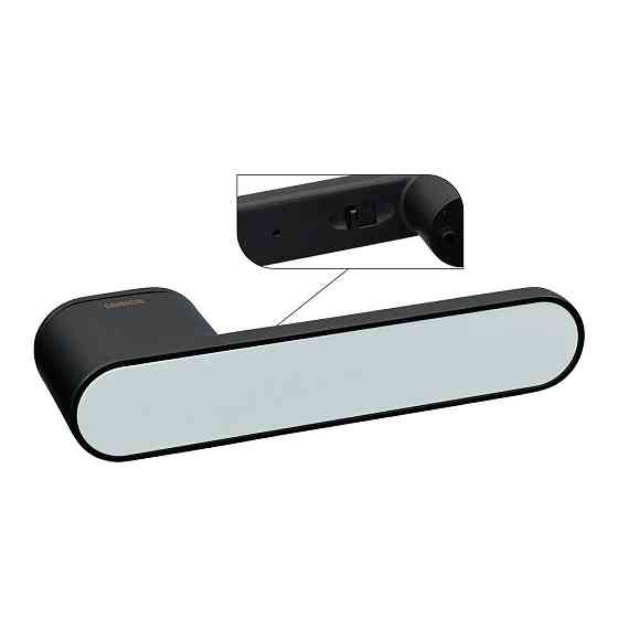 Ручки безрозетні Gavroche GRclick Black/White чорні з білою вставкою Київ