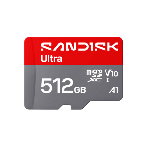 Карта пам'яті microSDXC (UHS-1) SanDisk Ultra 512Gb class 10 A1 (195Mb/s) (adapter SD) Одеса