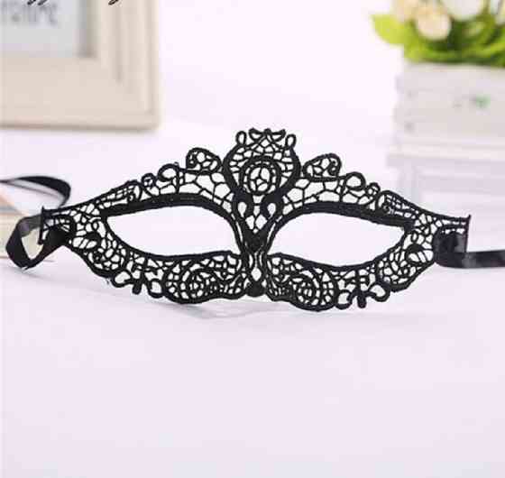 Маска для обличчя маскарадна one size чорний Київ