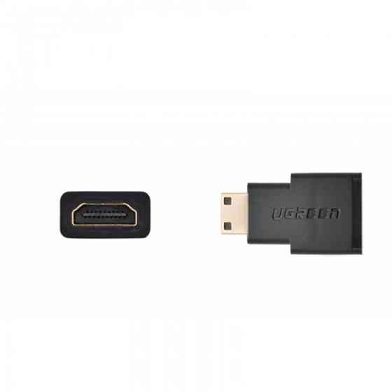 Адаптер UGREEN Mini HDMI Male to HDMI Female Adapter (Black)(UGR-20101) Київ