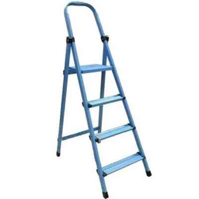 Лестница Work's стремянка металлическая 404 4 ст., синяя (63271) Винница