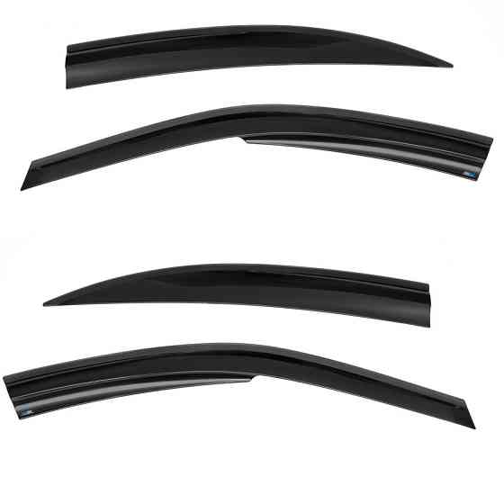 Дефлектори вікон (вітровики) Mercedes-Benz E-Klasse (W211) 2002-2009, 4шт, SunPlex, седан, на скотчі Вінниця