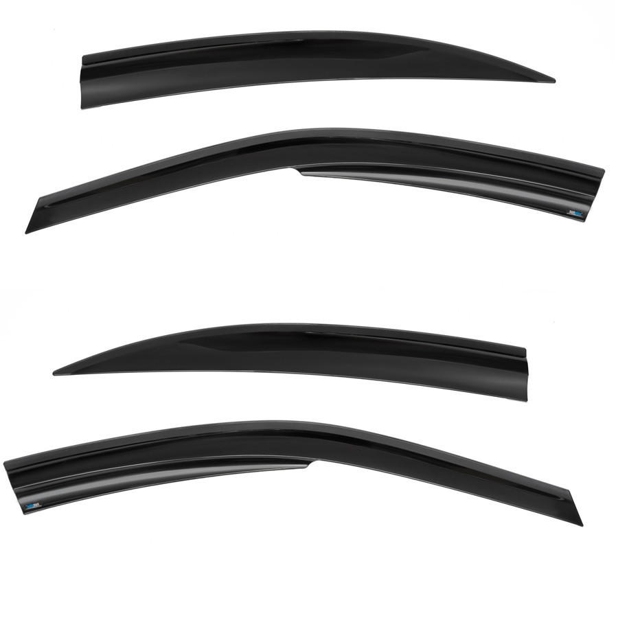 Дефлектори вікон (вітровики) Mercedes-Benz E-Klasse (W211) 2002-2009, 4шт, SunPlex, седан, на скотчі Вінниця - фото 2