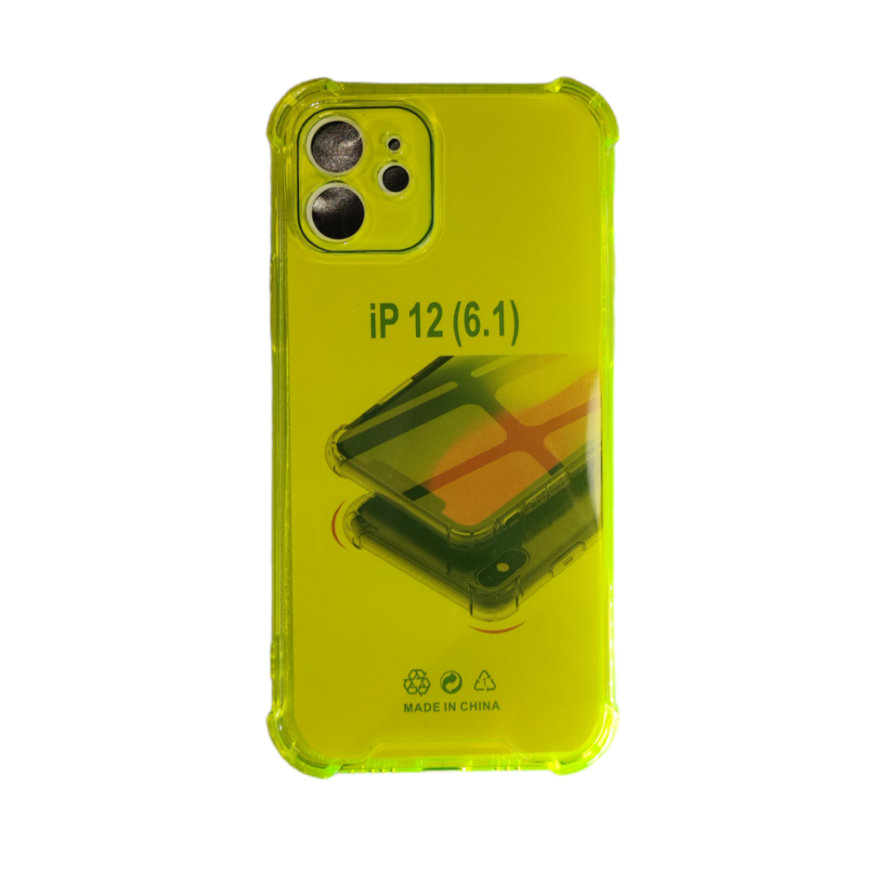 Чохол Бампер для Iphone 12 Yellow Transparent Київ - фото 2