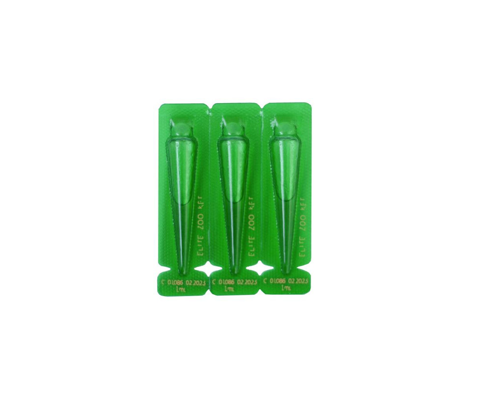 Краплі комплексні противопаразитарні Elite Zoo cat вага 5 - 10 кг (3 ампули х 1 мл)  Продукт Вінниця - фото 3