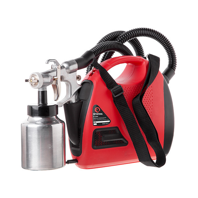 Фарбопульт електричний INTERTOOL DT-5060, 0,6 кВт, 550 мл/хв,форсунка 1,8 мм, бачок 1л, 0,14-0,70 бар - без компресора Львів - фото 3