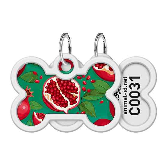 Адресник для собак и кошек металлический WAUDOG Smart ID с QR паспортом, рисунок 