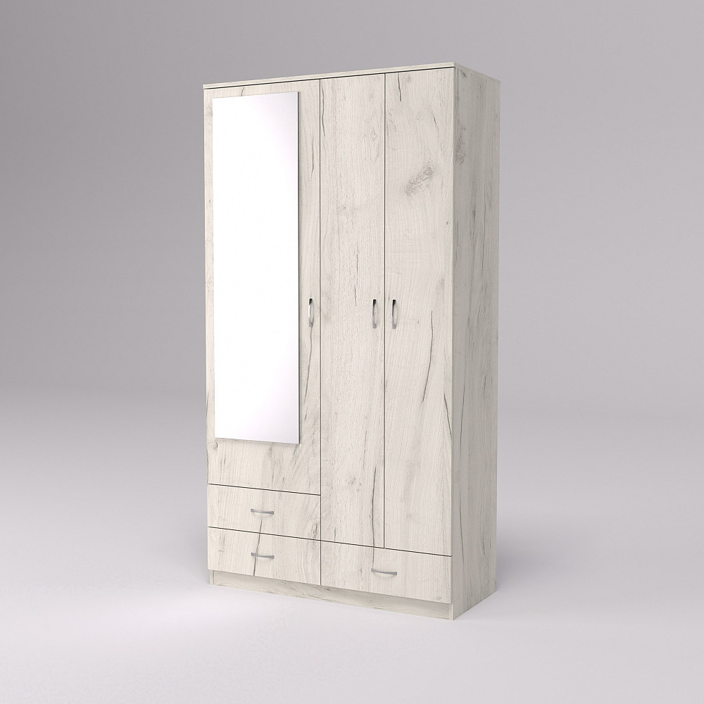 Прихожая ГКШ-8, Дуб Крафт Білий, 1120/480/2100 Львов - изображение 3