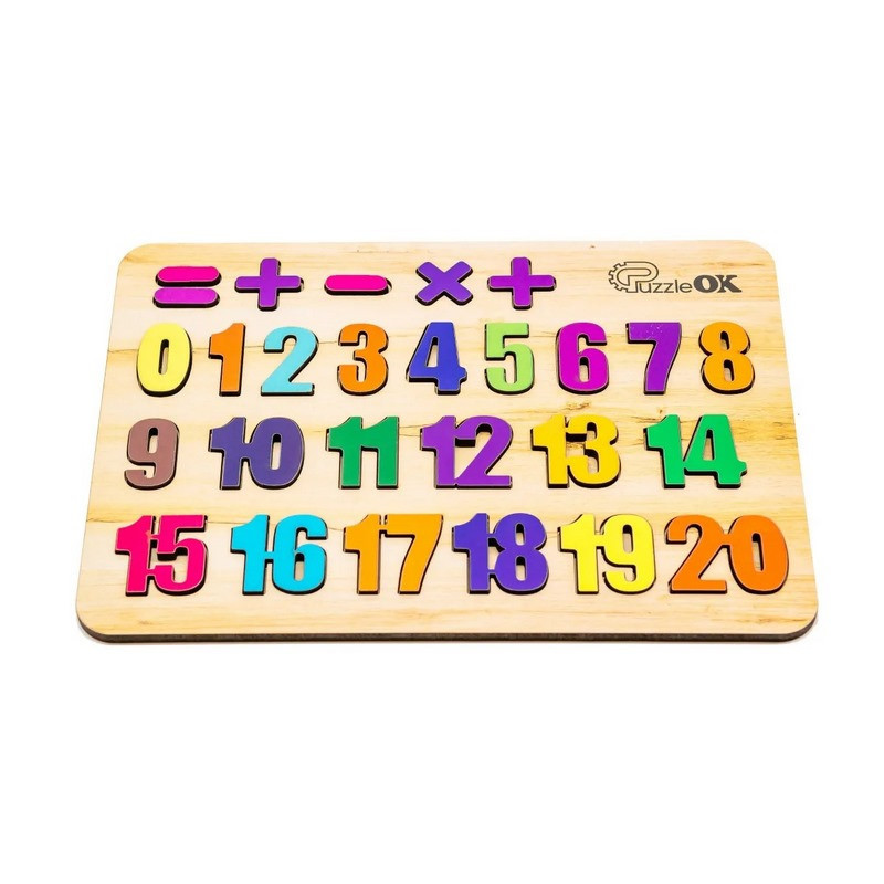 Деревянный пазл-вкладыш 