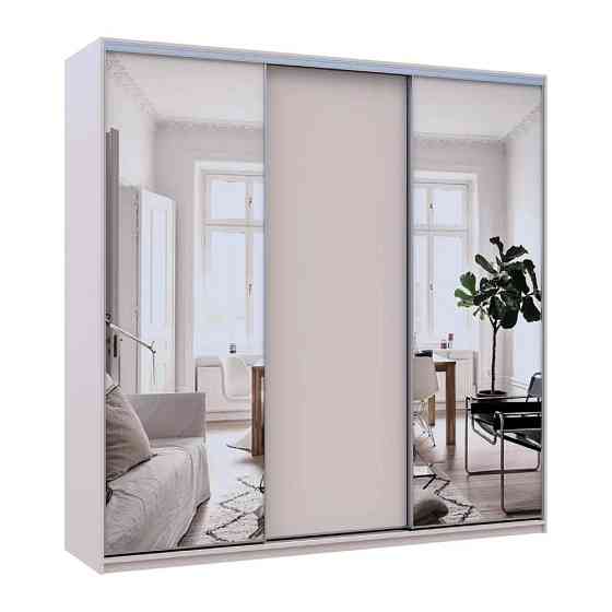 Шкаф-купе Doros Сити Лайт Кашемир 1 ДСП/2 зеркала 225х60х225 (80736380) Днепр
