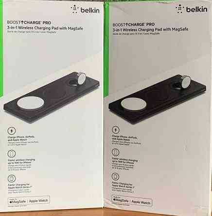 Беспроводное зарядное устройство Belkin BOOST CHARGE PRO 3-in-1 Black. Киев