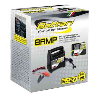 Зарядное устройство для автомобильного аккумулятора Bottari 8A 6V/12V з амперометром (28108-IS) Винница