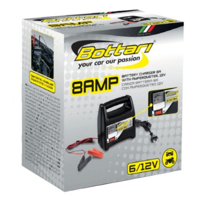 Зарядное устройство для автомобильного аккумулятора Bottari 8A 6V/12V з амперометром (28108-IS) Винница - изображение 2