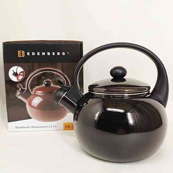 Хороший чайник зі свистком Edenberg, Чайник для газової комфорки з нержавіючої сталі якісний TX-82 Івано-Франківськ