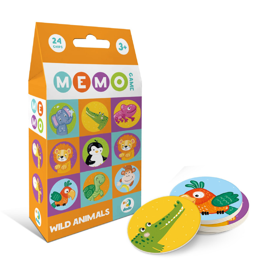 Настільна карткова гра для дітей "Дикі тварини" 301238, 12 фішок Вінниця - фото 2