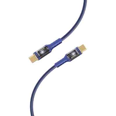 Дата кабель USB-C to USB-C lucidline-cc200.navy Promate (lucidline-cc200.navy) Вінниця