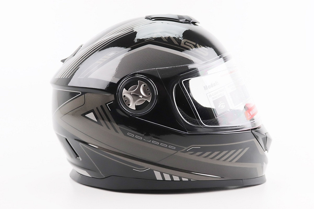 Шолом інтеграл, закритий BLD-М65 М (57-58см), ЧОРНО-СІРИЙ Киев - изображение 3