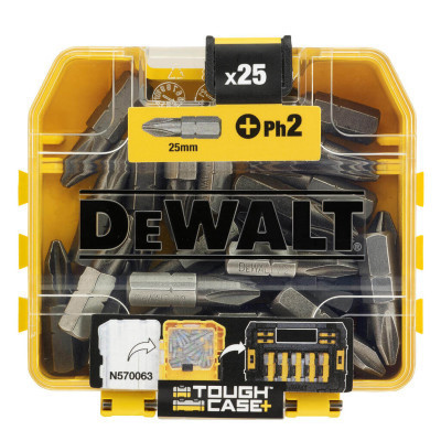 Набір біт DeWALT Philips, Ph2, L=25 мм, 25 шт (DT71522) Вінниця - фото 1