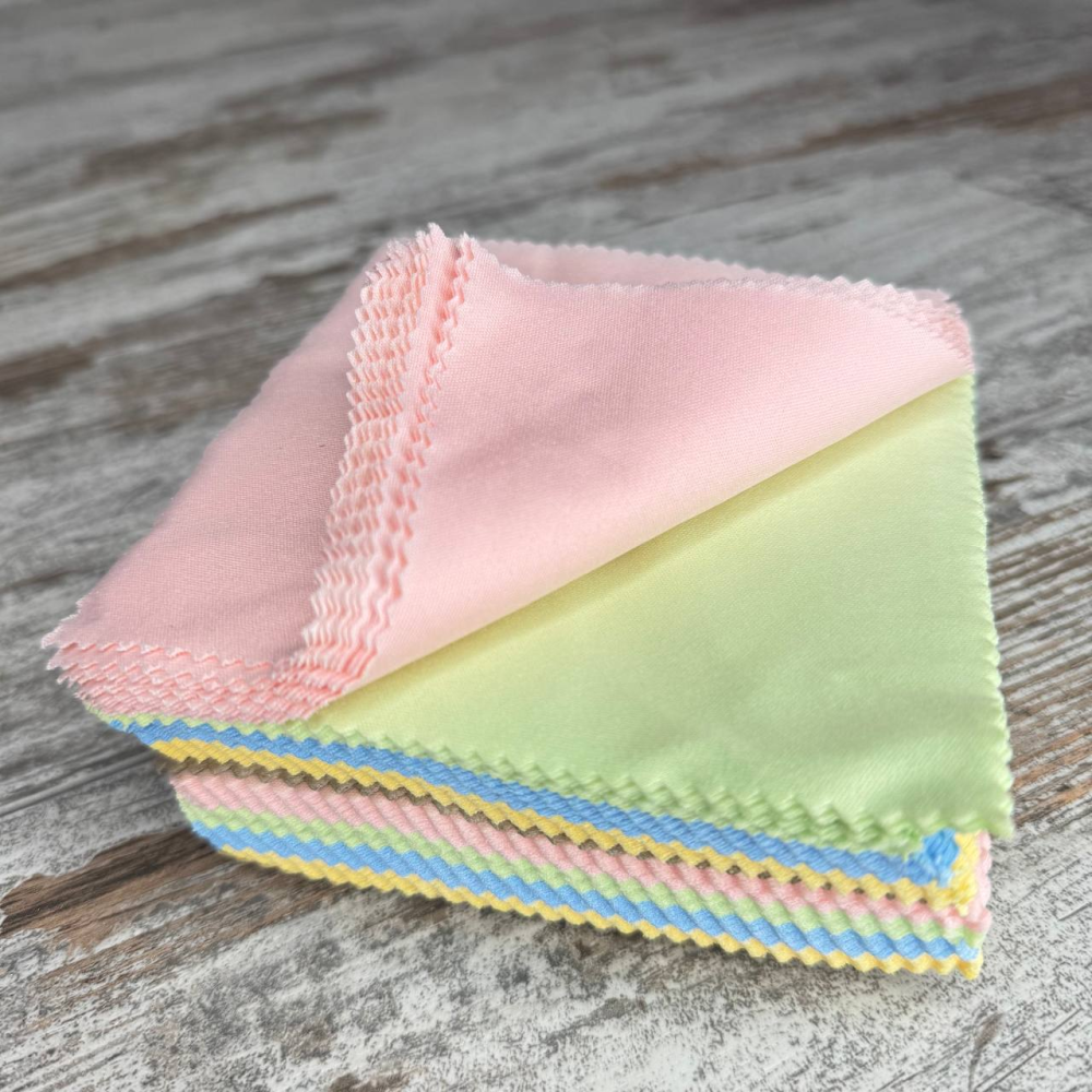 Салфетки из микрофибры для оптики и экранов 100 шт, 11.5×11.5 см, яркие цвета Киев - изображение 2