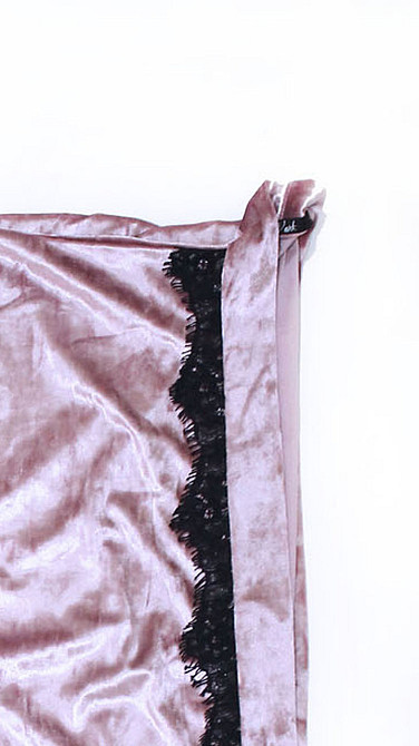 Халат жіночий із мармурового велюру під поясТемно-пудровий M/L Харків - фото 3